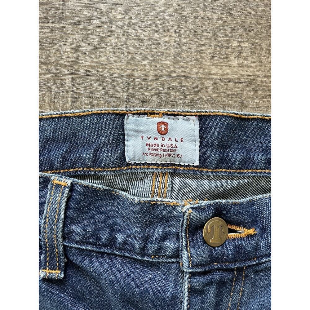 Tyndale FR Women’s Relaxed Fit Jeans Straight Leg Denim Blue 14x30 USA F293T NWT - Picture 6 of 11